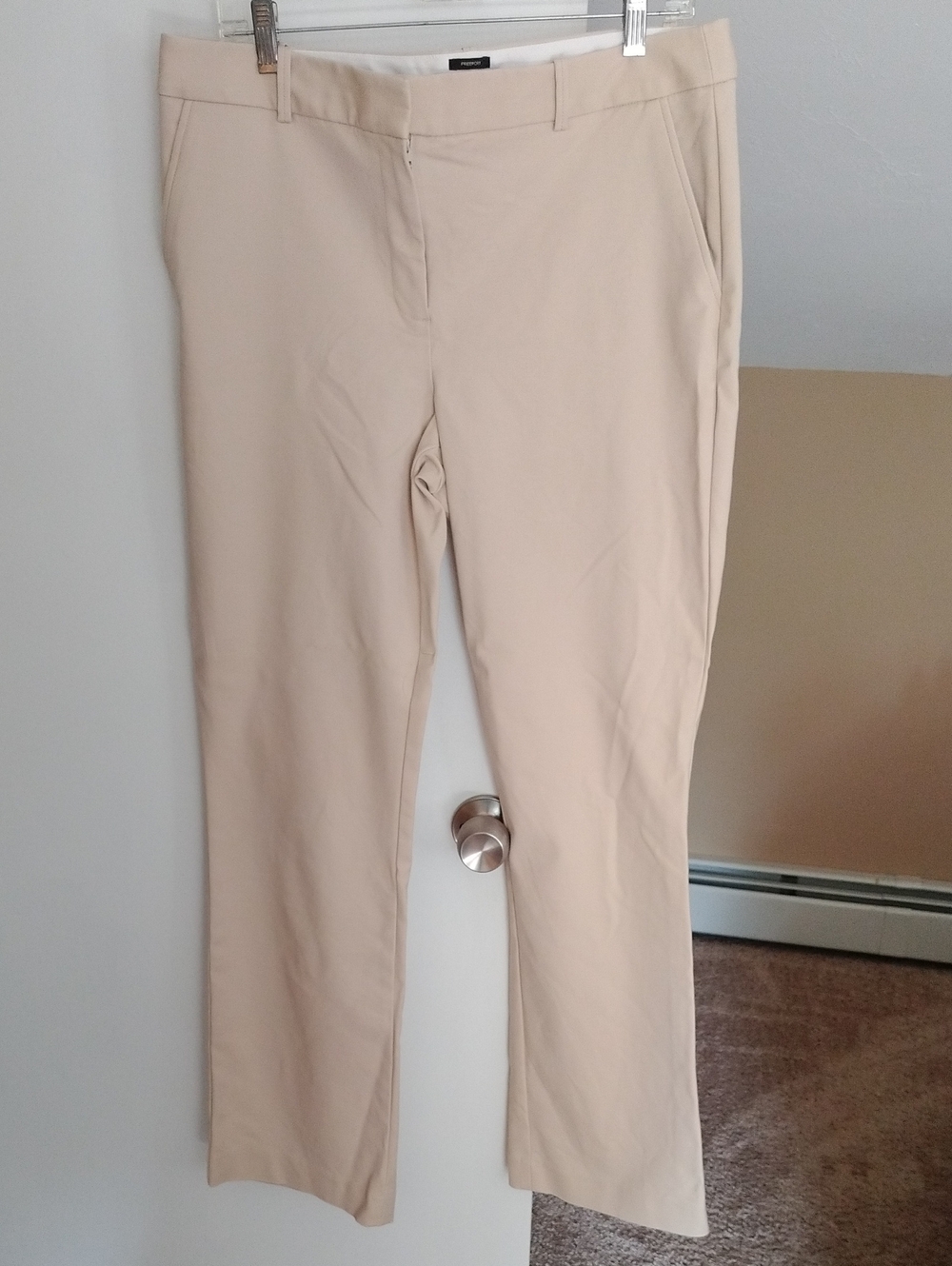 Talbots Beige Pull-On Dress Trousers